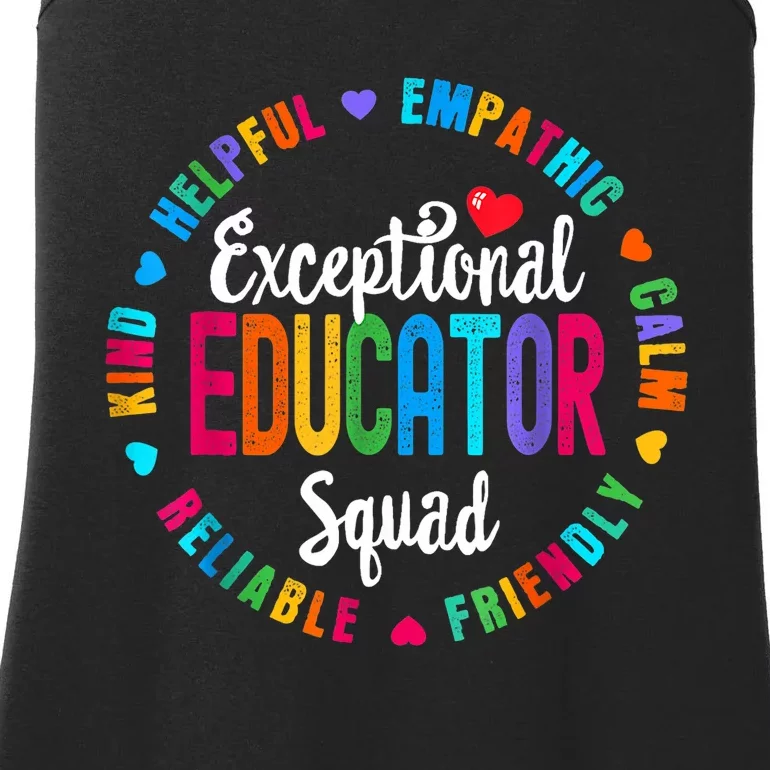 Exceptional Educator Squad Special Education Teacher Autism Ladies Essential Tank