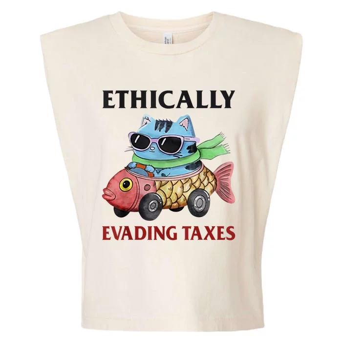 Ethically Evading Taxes Garment-Dyed Women's Muscle Tee