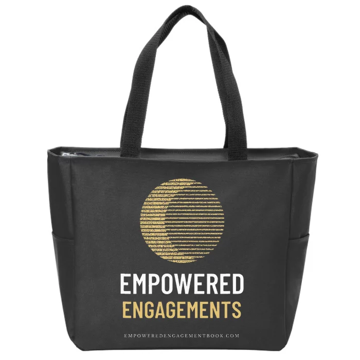 Empowered Engagements The Book Zip Tote Bag