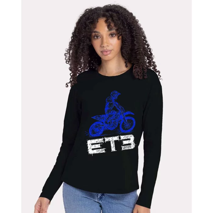 E.L.I E.T.3 Tomac Womens Cotton Relaxed Long Sleeve T-Shirt