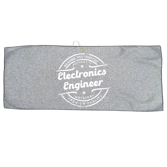 Electronics Engineer Vintage Stamp Retro Large Microfiber Waffle Golf Towel