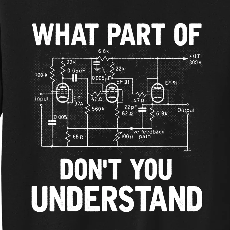 Electrical Engineer What Part Of Don't You Understand Gift TShirt Tall Sweatshirt