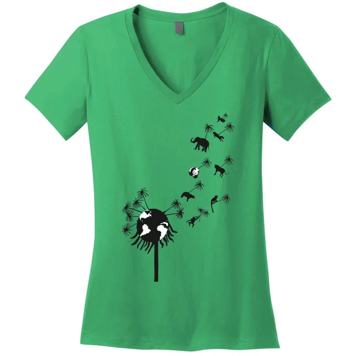 Extinction Women's V-Neck T-Shirt