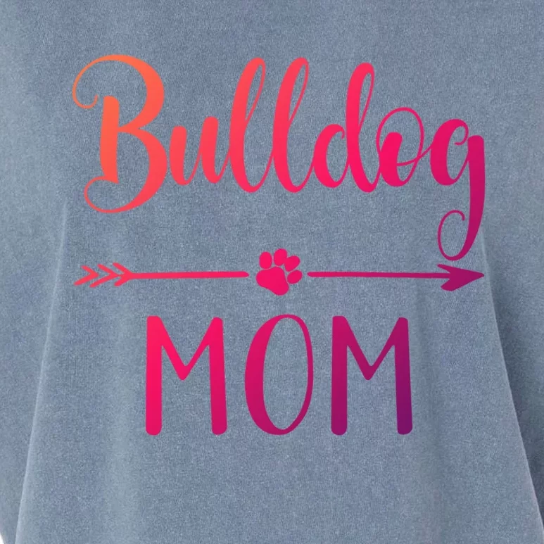 English French American Bulldog Mom Gift Garment-Dyed Women's Muscle Tee