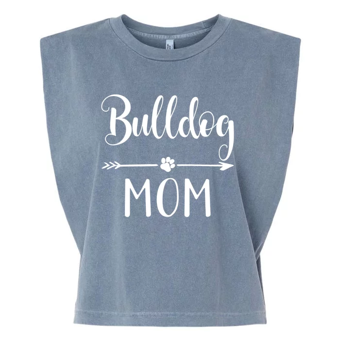 English French American Bulldog Mom Gift Garment-Dyed Women's Muscle Tee