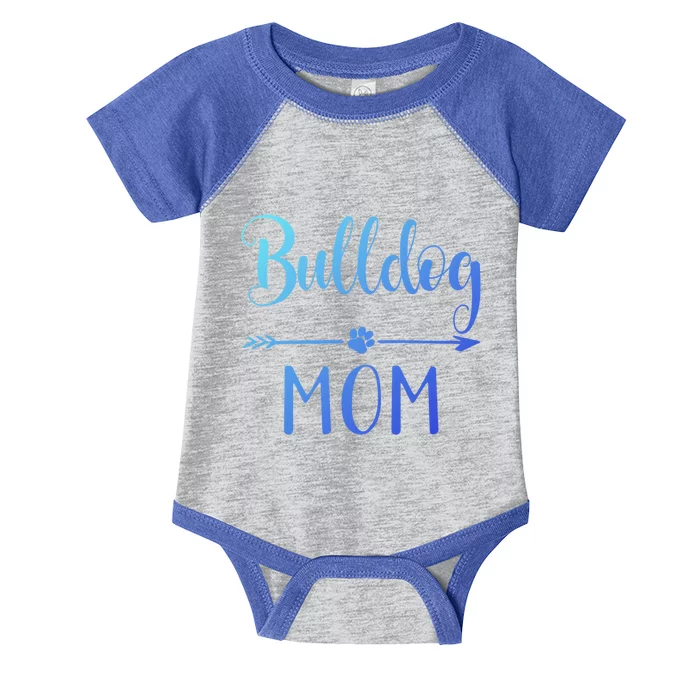 English French American Bulldog Mom Gift Infant Baby Jersey Bodysuit