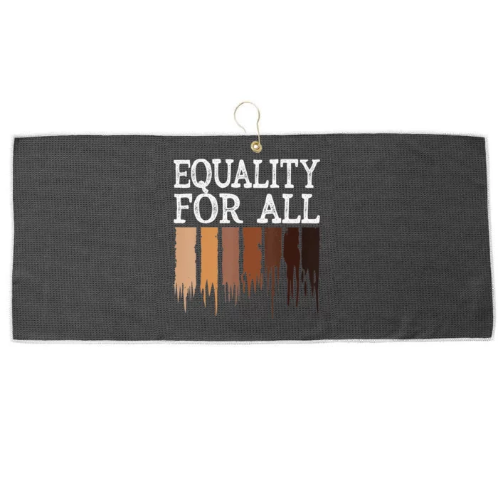 Equality For All Black History Month Pride Large Microfiber Waffle Golf Towel