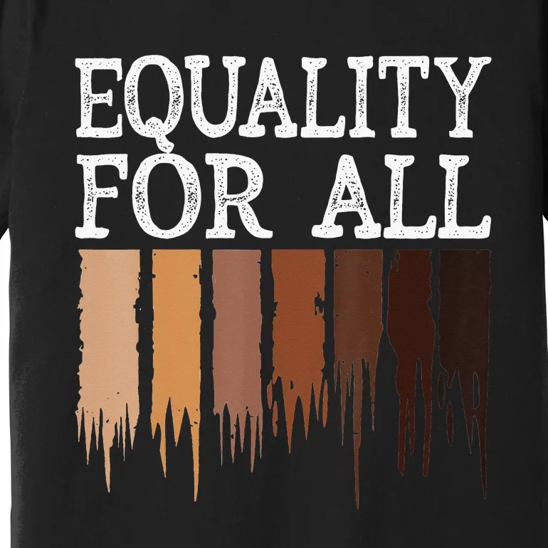 Equality For All Black History Month Pride Premium T-Shirt