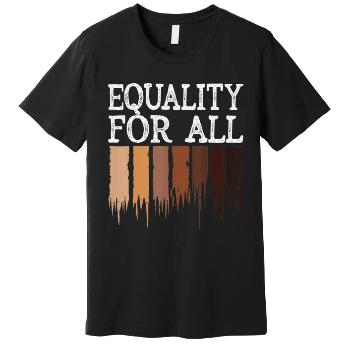 Equality For All Black History Month Pride Premium T-Shirt