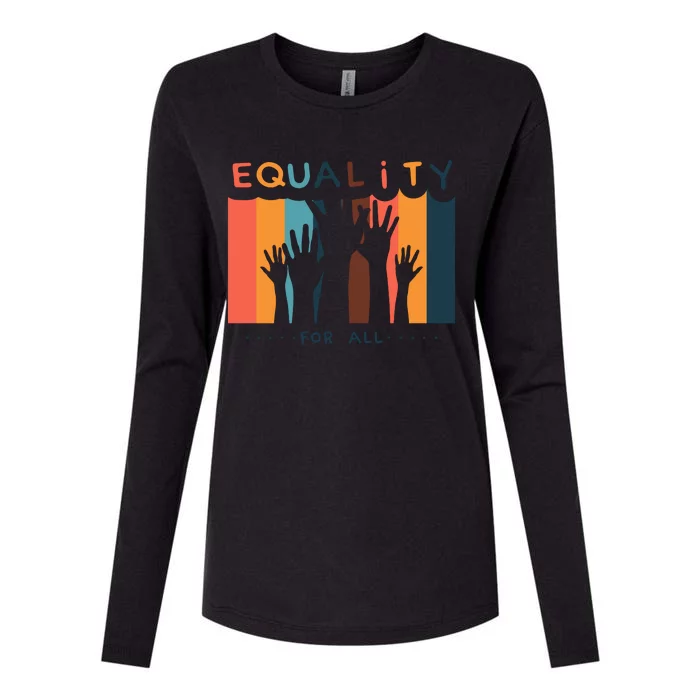 Equality For All Womens Cotton Relaxed Long Sleeve T-Shirt