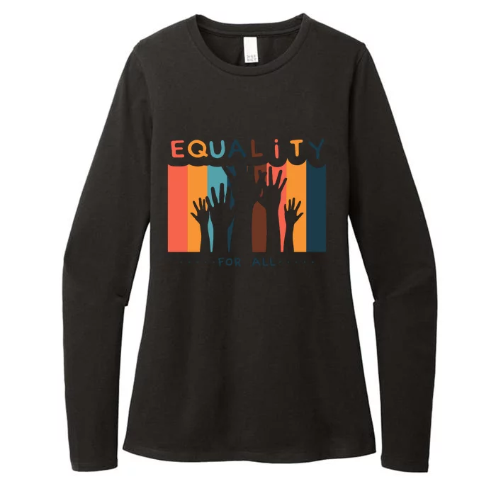 Equality For All Womens CVC Long Sleeve Shirt