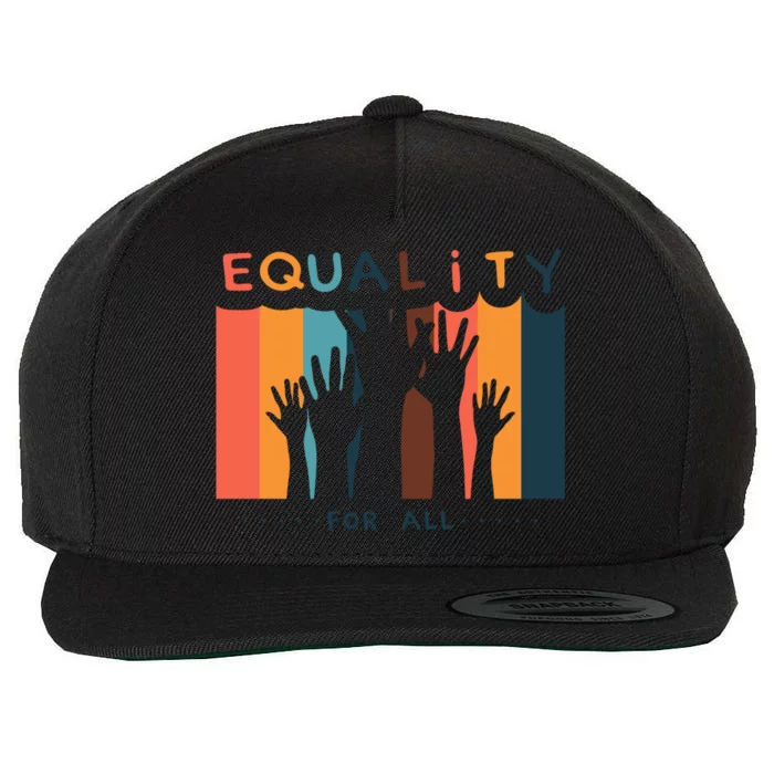 Equality For All Wool Snapback Cap