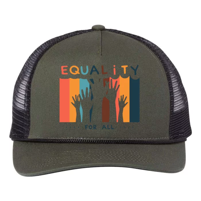 Equality For All Retro Rope Trucker Hat Cap