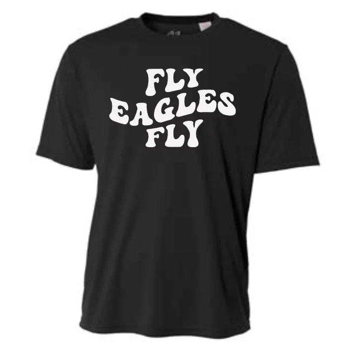 Eagles Flying Bird Inspirational Cooling Performance Crew T-Shirt