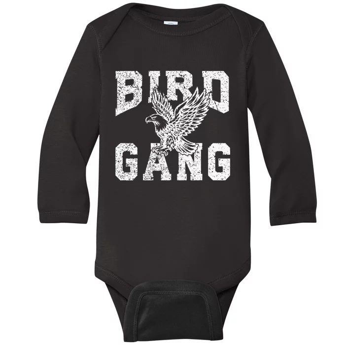 E.A.G.L..Es. F.L.Y. Bird Gang Inspirational Baby Long Sleeve Bodysuit