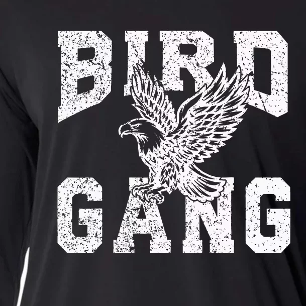 E.A.G.L..Es. F.L.Y. Bird Gang Inspirational Cooling Performance Long Sleeve Crew