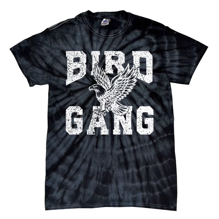 E.A.G.L..Es. F.L.Y. Bird Gang Inspirational Tie-Dye T-Shirt