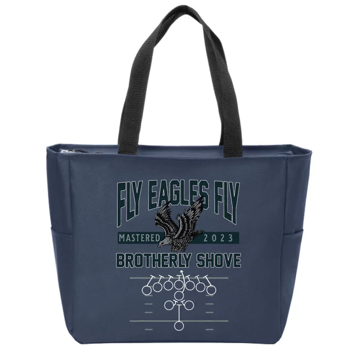 Ea.Gles F.Ly Brotherly Shove Zip Tote Bag