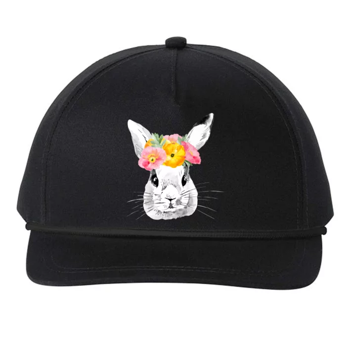 Easter Female Bunny Holiday Snapback Five-Panel Rope Hat