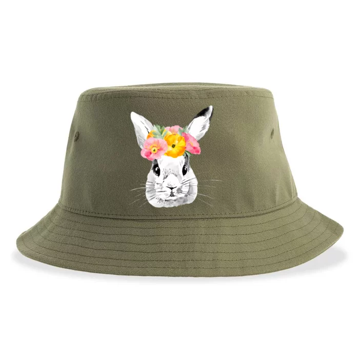 Easter Female Bunny Holiday Sustainable Bucket Hat