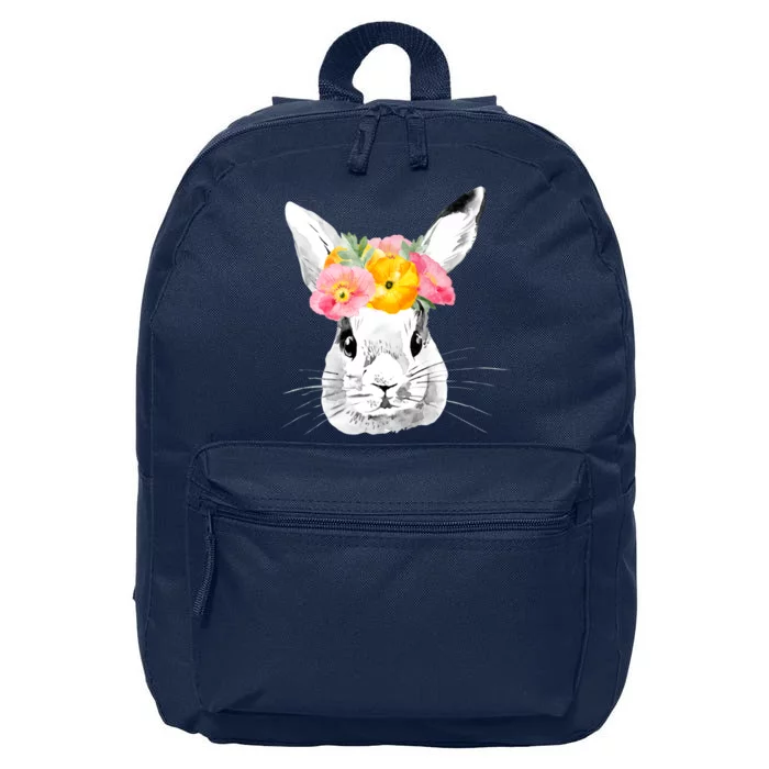 Easter Female Bunny Holiday 16 in Basic Backpack