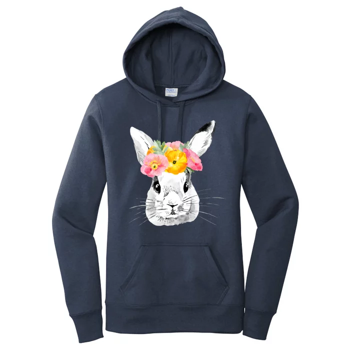 Easter Female Bunny Holiday Women's Pullover Hoodie