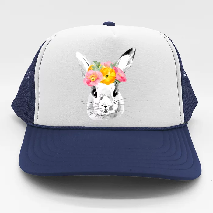 Easter Female Bunny Holiday Trucker Hat