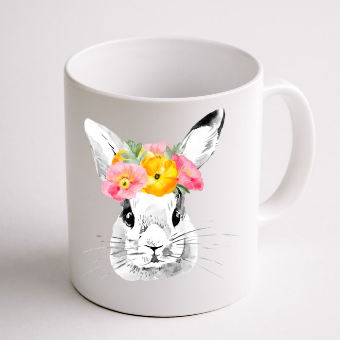 Easter Female Bunny Holiday Front & Back Coffee Mug