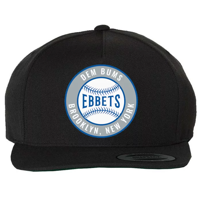 Ebbets Field Brooklyn New York Wool Snapback Cap