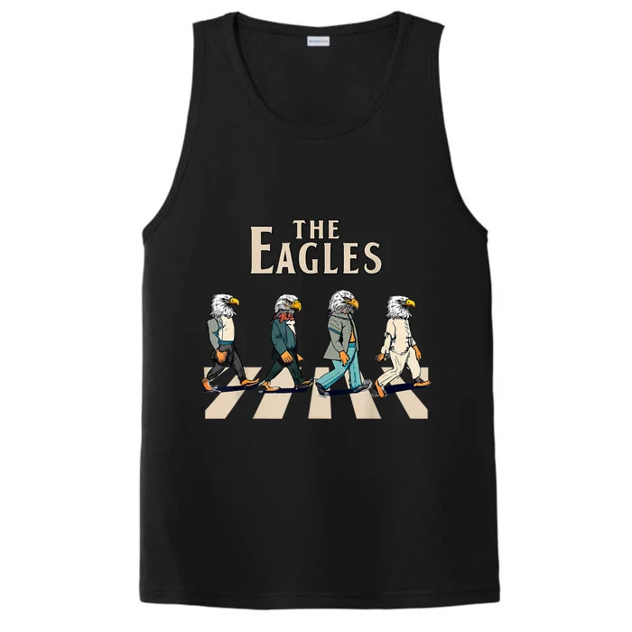 Eagles Flying Birds Inspirational Music Bands Performance Tank