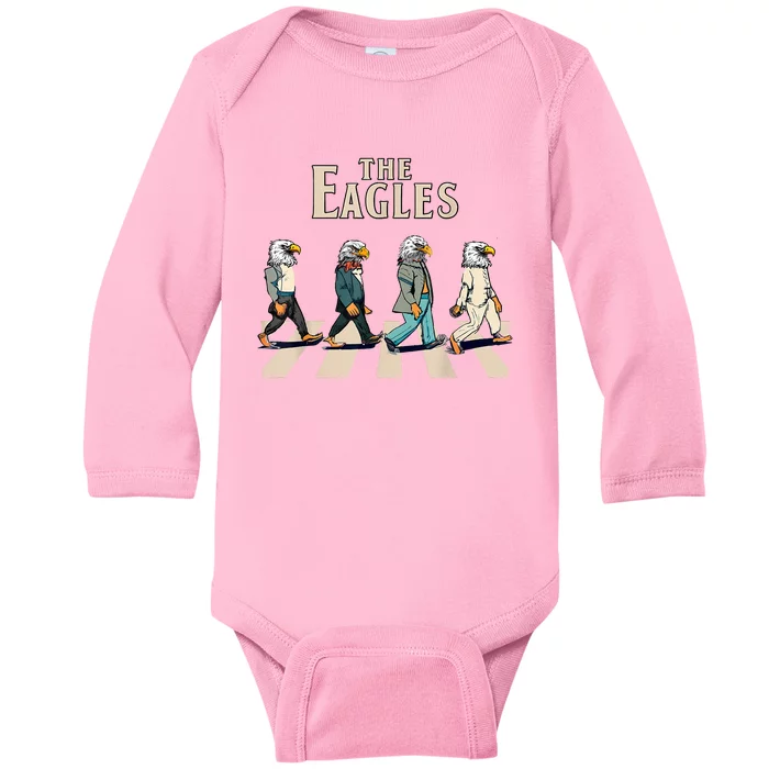 Eagles Flying Birds Inspirational Music Bands Baby Long Sleeve Bodysuit