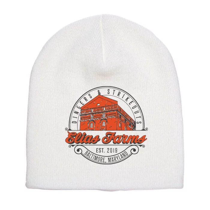 Elias Farms Baltimore Maryland Short Acrylic Beanie