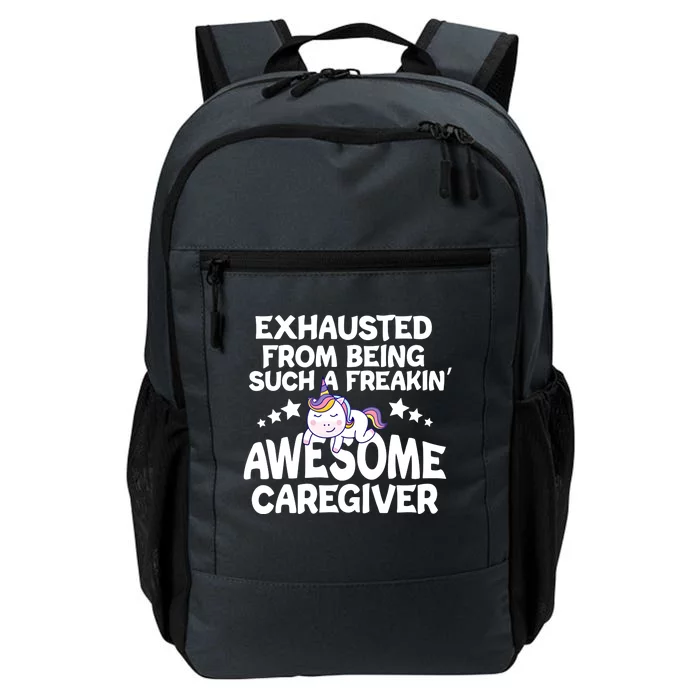 Exhausted From Being Such A Freakin’ Awesome Caregiver Gift Daily Commute Backpack