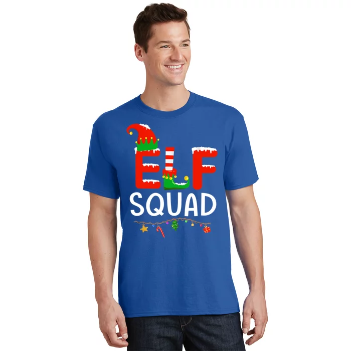 Elf Family Christmas Matching Pajamas Xmas Gift Squad Gift T-Shirt