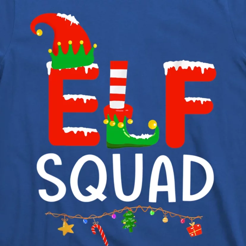 Elf Family Christmas Matching Pajamas Xmas Gift Squad Gift T-Shirt