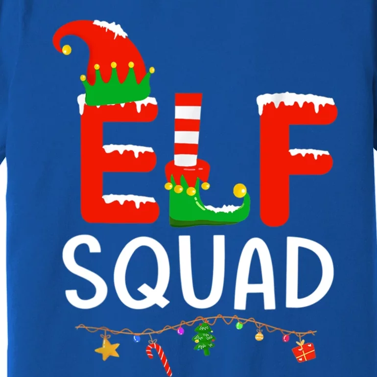 Elf Family Christmas Matching Pajamas Xmas Gift Squad Gift Premium T-Shirt