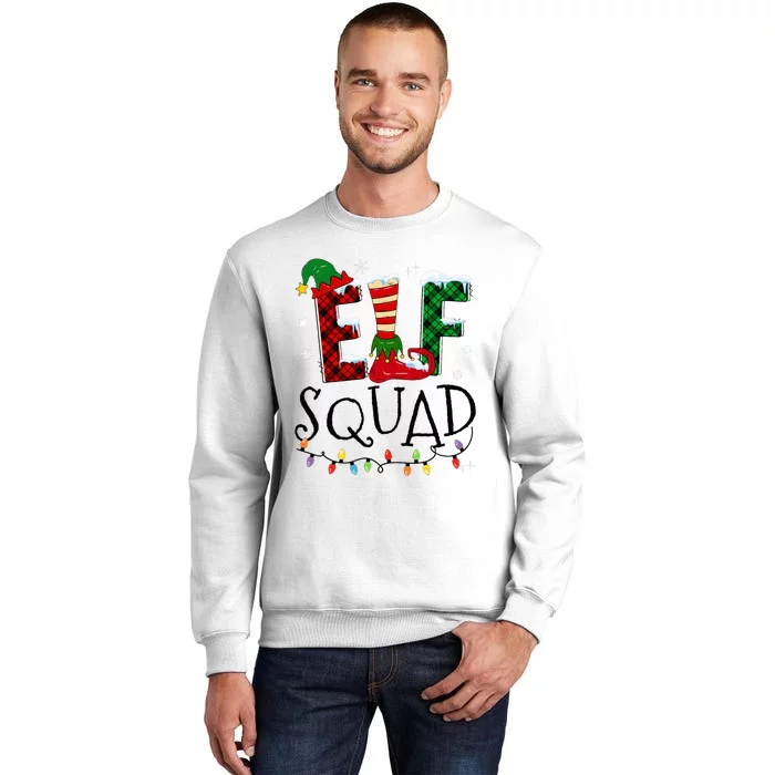 Elf Family Christmas Matching Pajamas Xmas Elf Squad Sweatshirt