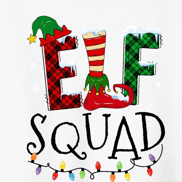 Elf Family Christmas Matching Pajamas Xmas Elf Squad Toddler T-Shirt