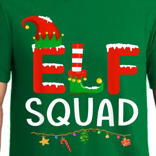 Elf Family Christmas Matching Pajamas XMas Elf Squad Pajama Set