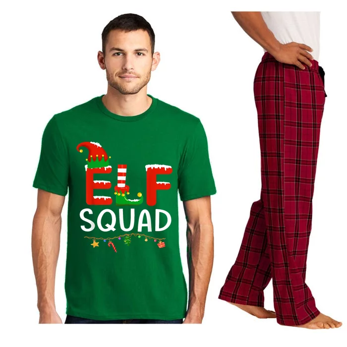 Elf Family Christmas Matching Pajamas XMas Elf Squad Pajama Set