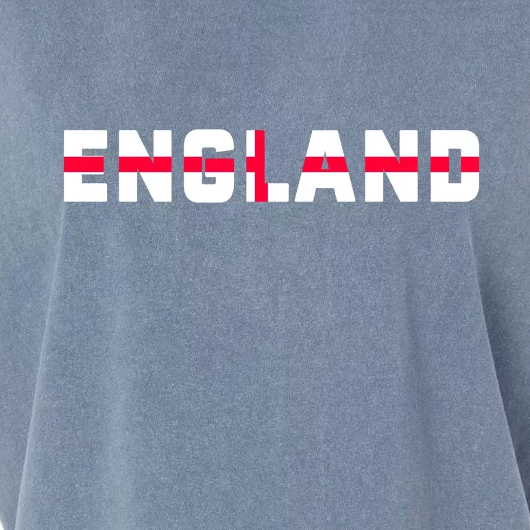 England Flag Classic Logo Garment-Dyed Women's Muscle Tee