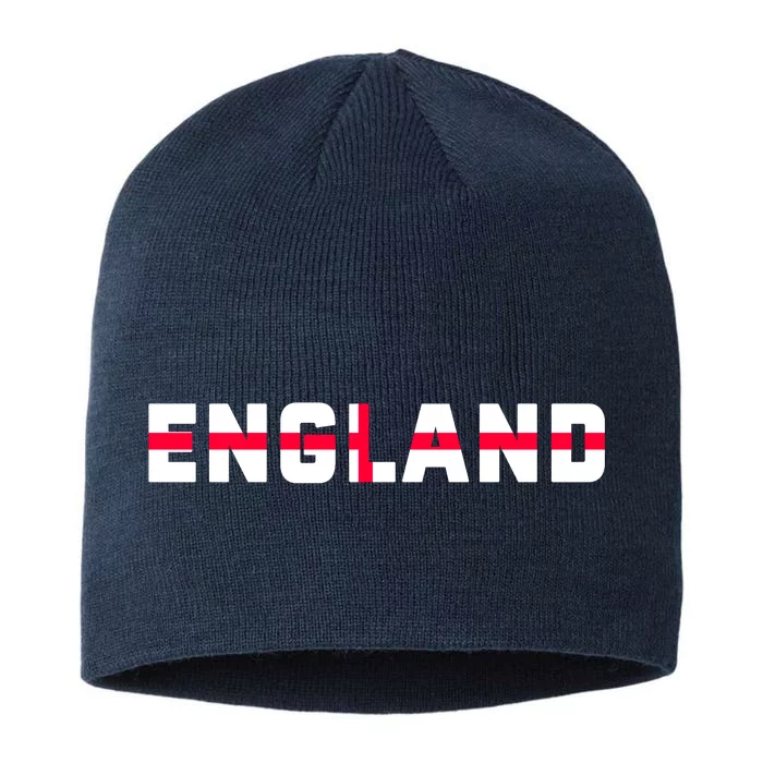 England Flag Classic Logo 8 1/2in Sustainable Knit Beanie