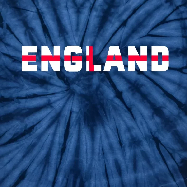 England Flag Classic Logo Tie-Dye T-Shirt