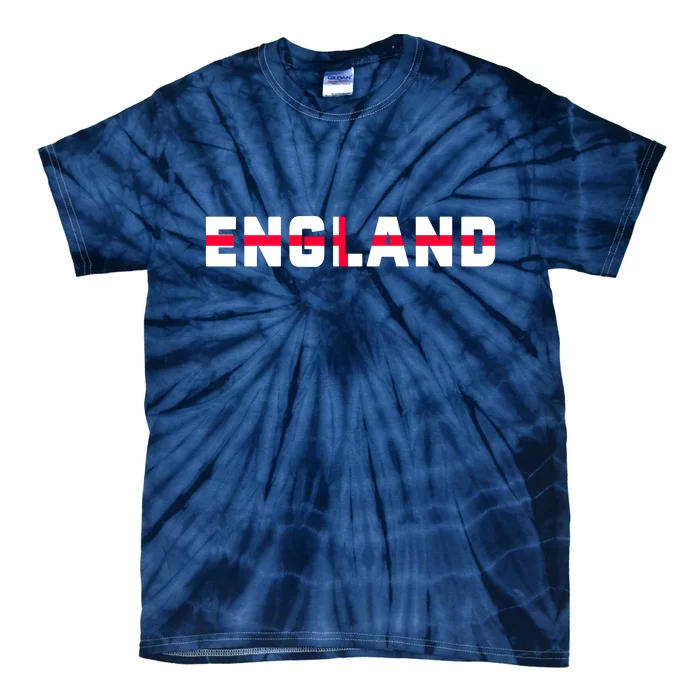 England Flag Classic Logo Tie-Dye T-Shirt