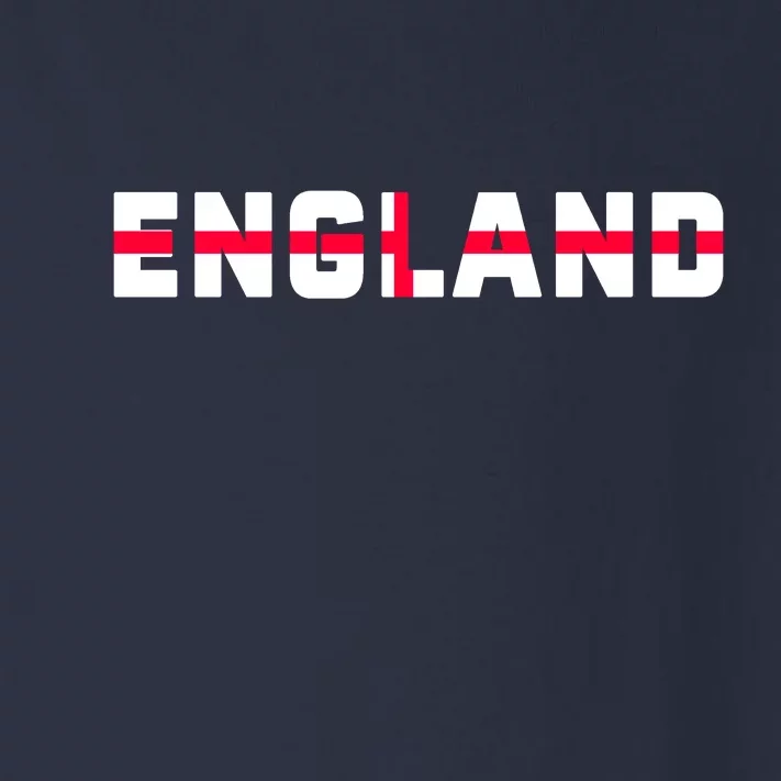 England Flag Classic Logo Toddler Long Sleeve Shirt