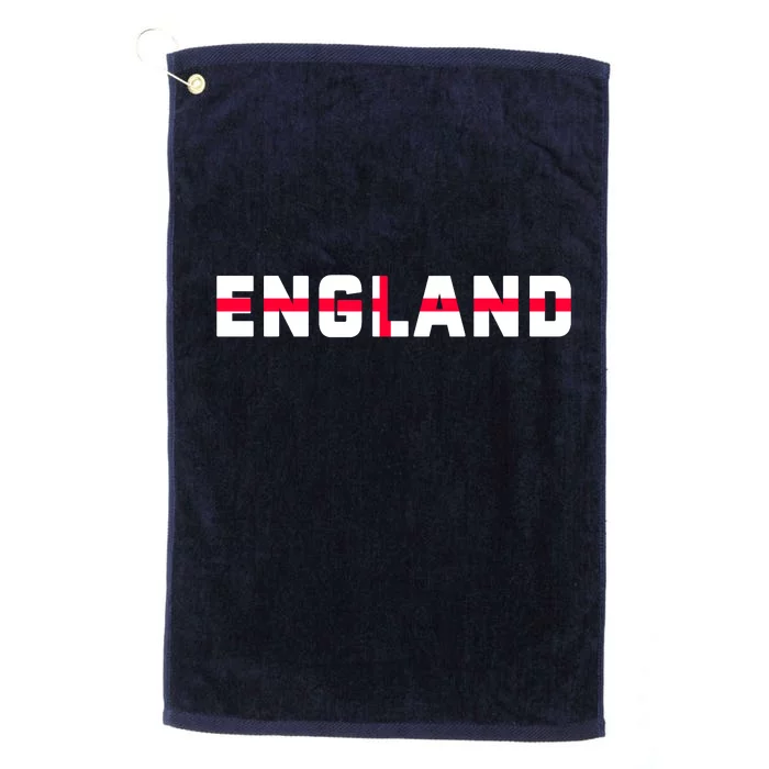 England Flag Classic Logo Platinum Collection Golf Towel