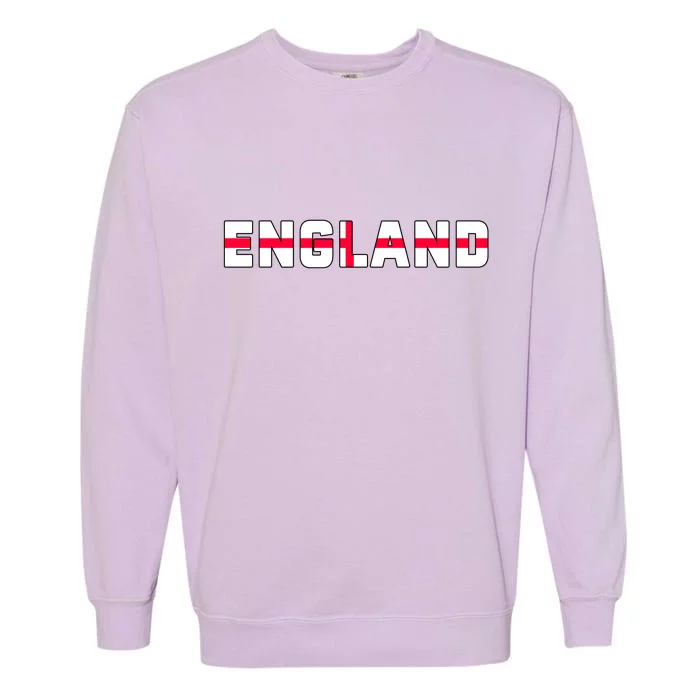 England Flag Classic Logo Garment-Dyed Sweatshirt