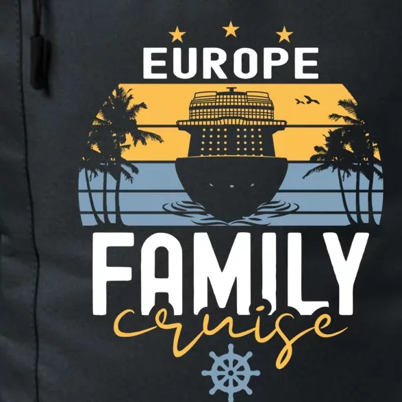 Europe Family Cruise Squad Cruise Ship Gift Daily Commute Backpack