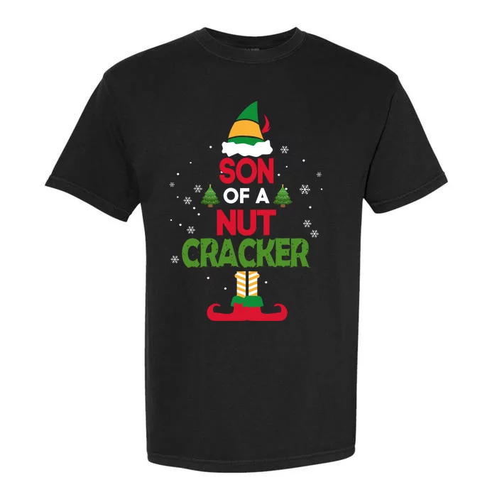 Elf Funny Christmas Son Of A Nutcracker! Garment-Dyed Heavyweight T-Shirt