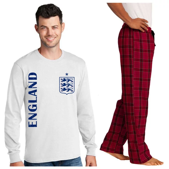 England Football Crest Long Sleeve Pajama Set